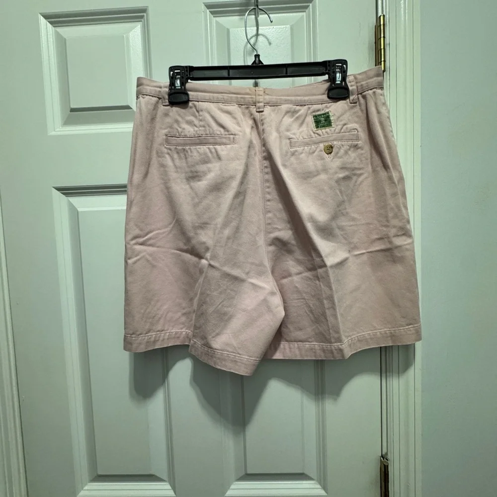 Lauren ralph Lauren size 14 100% cotton shorts pink